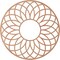Ekena Millwork Cannes Wood Fretwork Pierced Ceiling Medallion, Cherry, 36"OD x 12 1/4"ID x 3/8"T CMWP36X36X0375CNCH - alternate 3